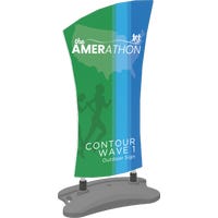 Contour Outdoor Sign Wave 1 - Water Base